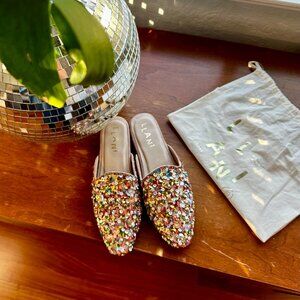 Llani Confetti Slides Peach